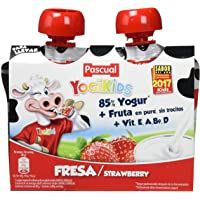 Yogur Pascual Yogikids De Fresa Para Llevar Duo 2X80G Caja De 9 Packs